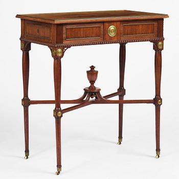 Bord, av Gottlieb Iwersson (mästare i Stockholm 1778-1813), signerat och daterat 1794, Sengustavianskt.