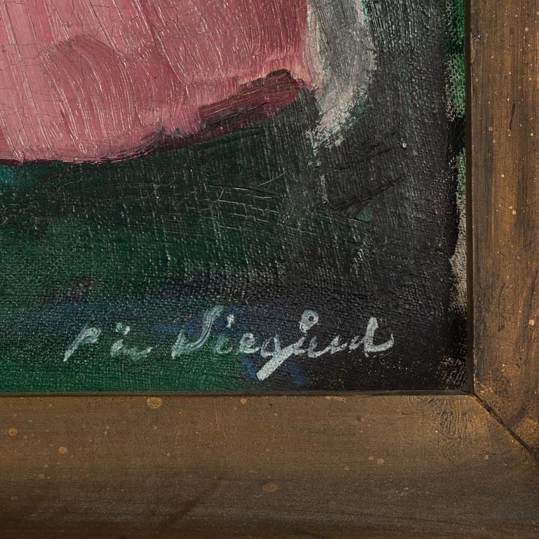 Pär Siegård, oil on canvas/panel, signed.