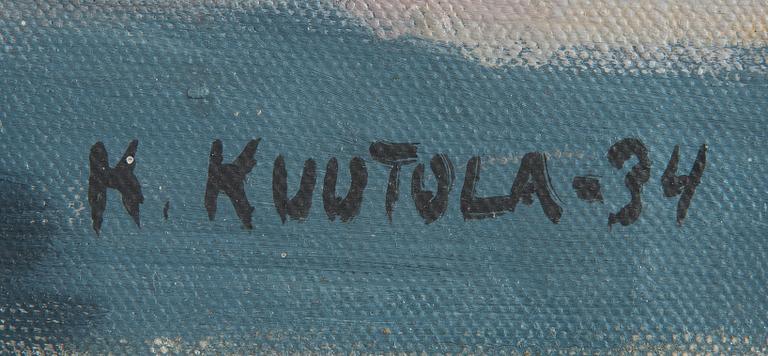 Kalle Kuutola, Liggande naken modell.