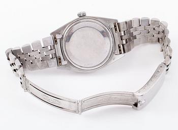 ARMBANDSUR, Rolex Oyster Perpetual Datejust, Superlative Chronometer, Herrur, 18K vitguld med urtavla i lapis lazuli.