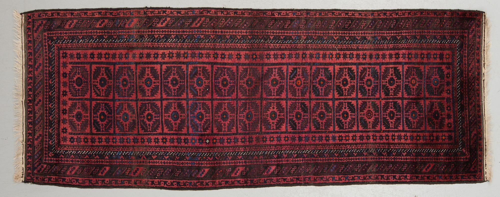 GALLERIMATTA, semiantik, Belutch, ca 324 x 126 cm.