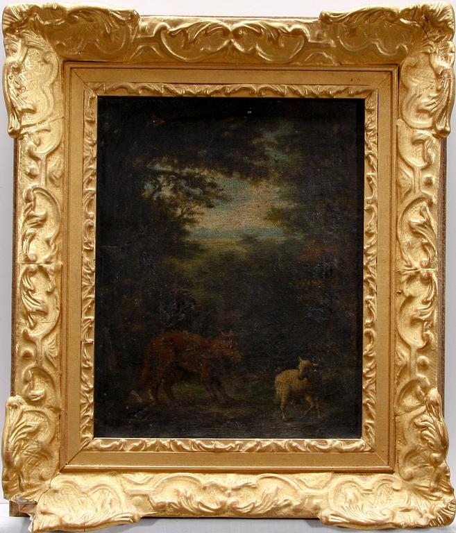 OKÄND KONSTNÄR, olja på duk, 1700-tal.