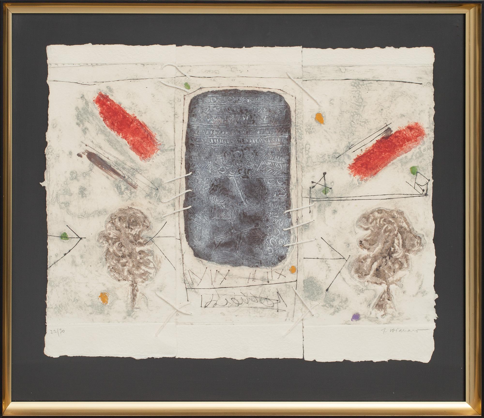 JAMES COIGNARD, carborundumetsning, signerad och numrerad 22/70.