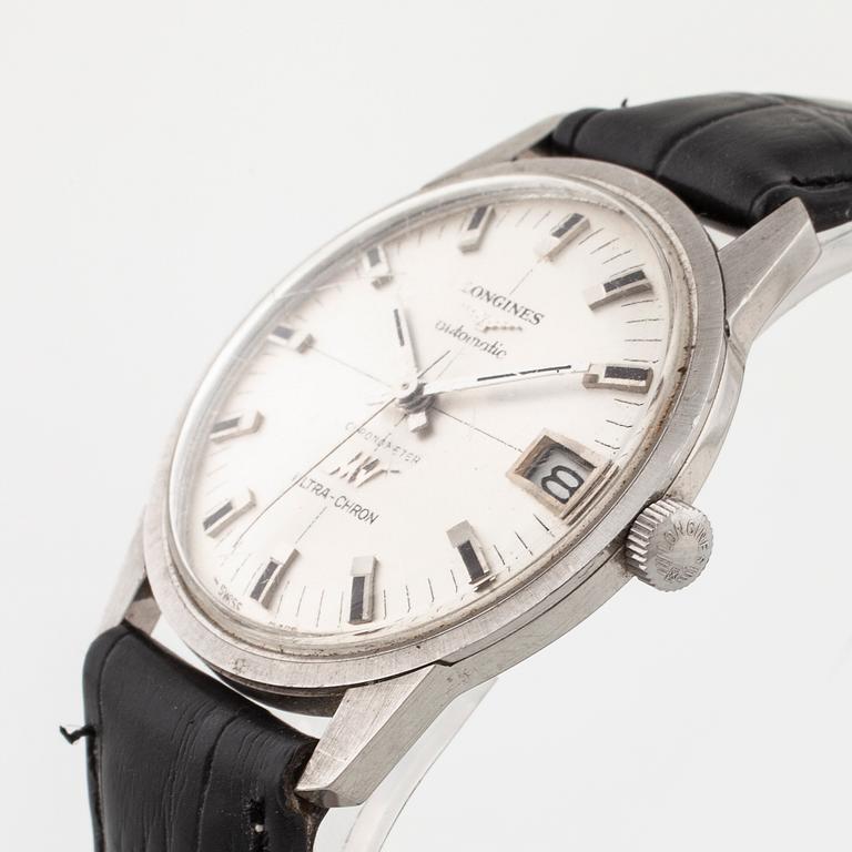 LONGINES Ultra Chron chronometer wristwatch 34 mm. Bukowskis