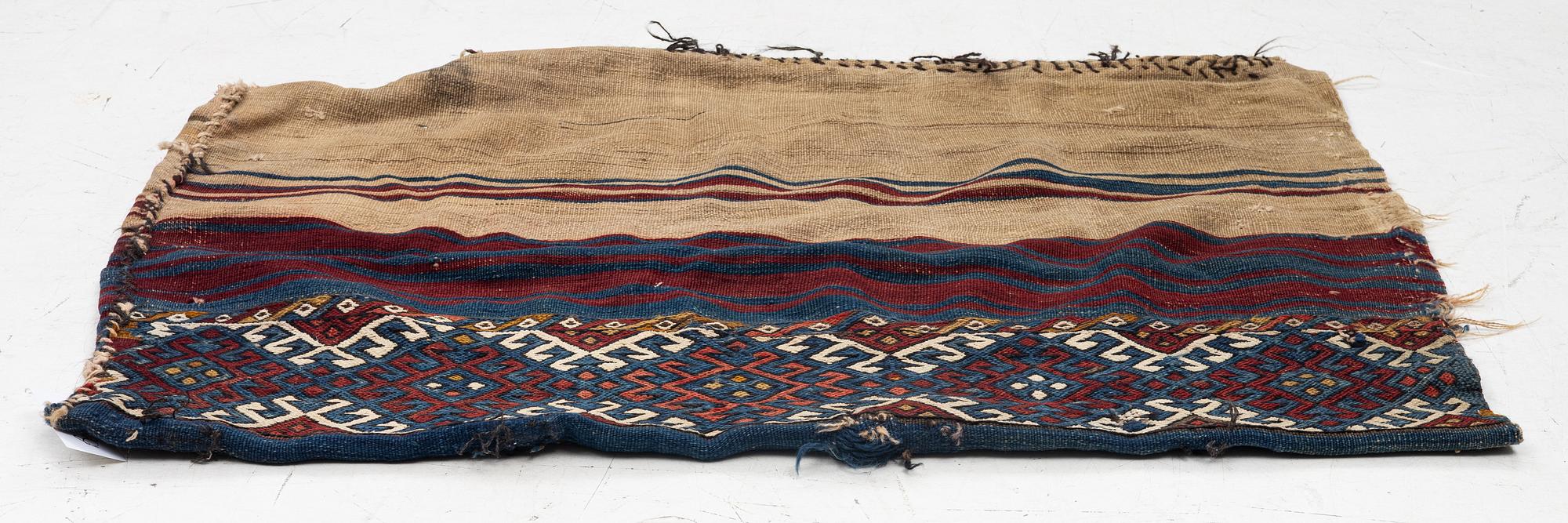 An antique soumak 'Bagface', ca 115 x 81 cm, Probably Cappadocia.