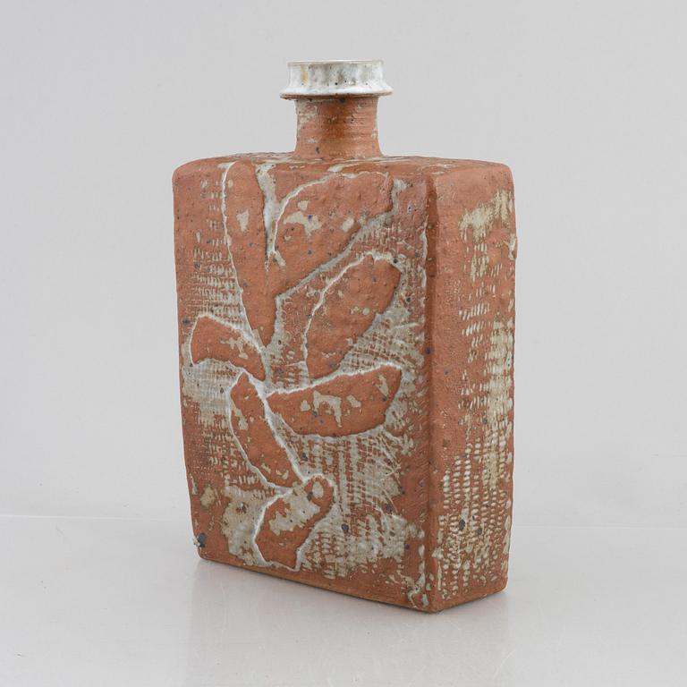 Finn Lynggaard, a stoneware vase, Denmark, signed.