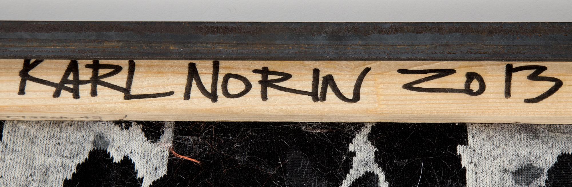 KARL NORIN, Syntetic fur, wax, epoxy and wood signed Karl Norin and dated 2013 on verso.