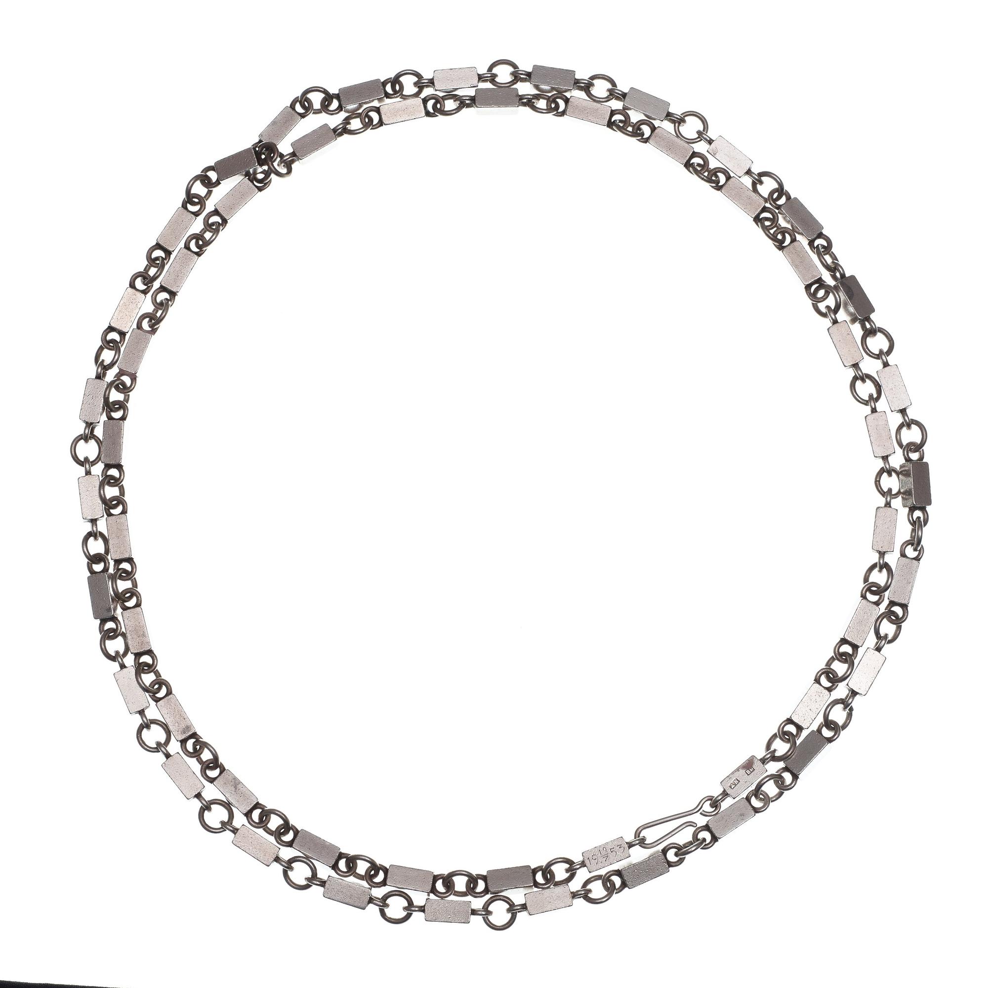 A Wiwen Nilsson sterling necklace, Lund 1952.