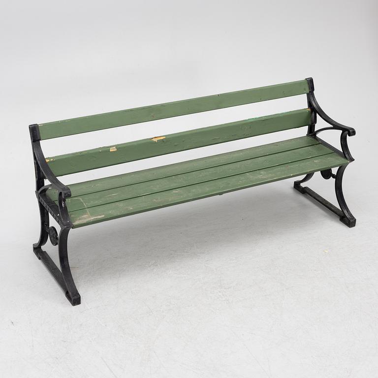 Folke Bensow, garden bench, Näfvekvarn no. 3.