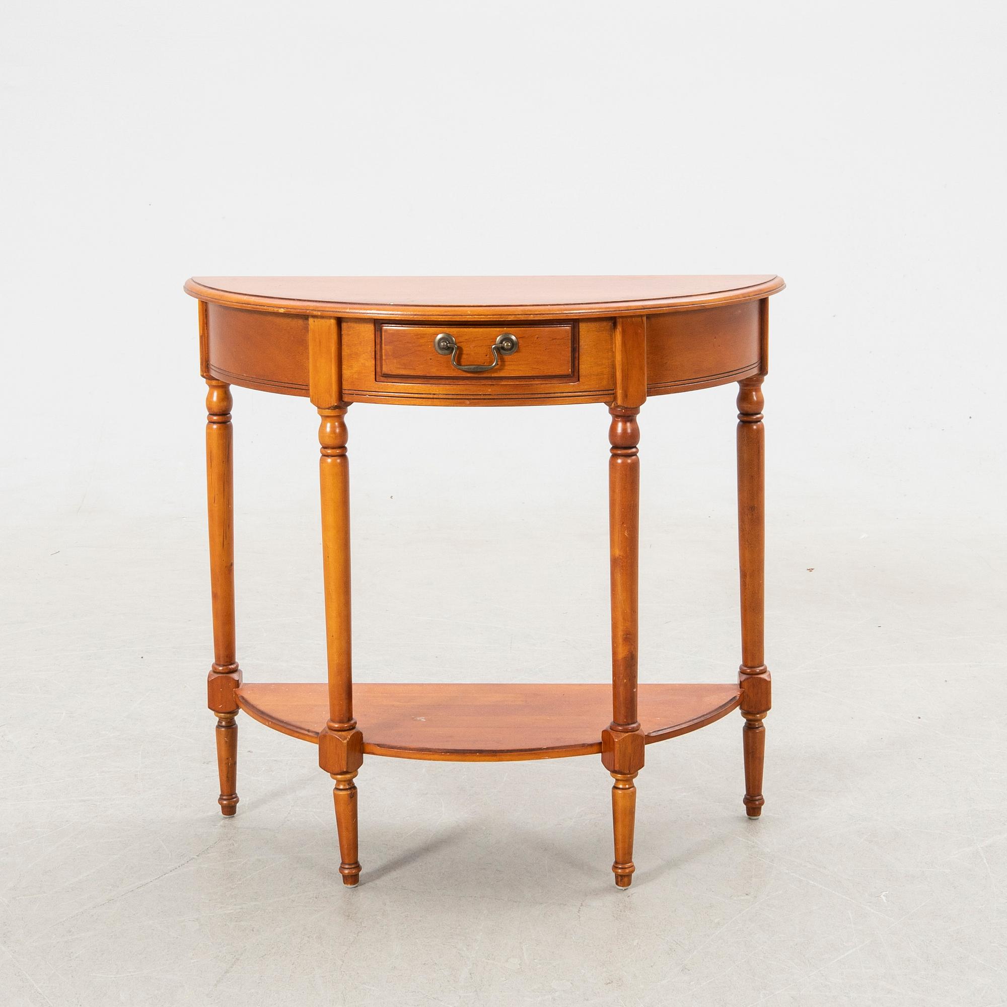 Console table, modern production.