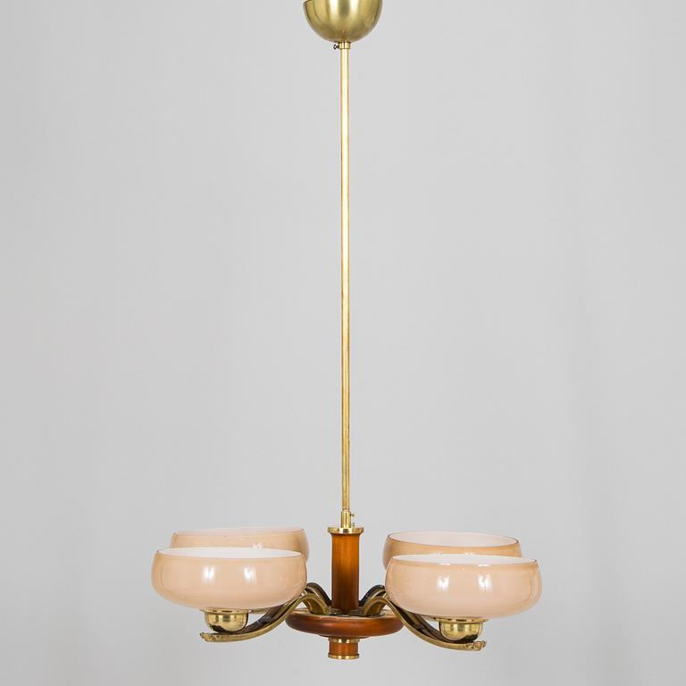 Paavo Tynell, taklampa, modell 1255/4, Taito, 1930-tal.