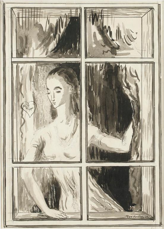 Per Krohg, Flickan i fönstret.