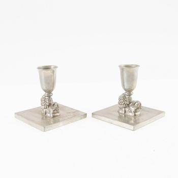 Anna Petrus, desk set 6 pcs for Guldvaruhuset 1933, pewter.