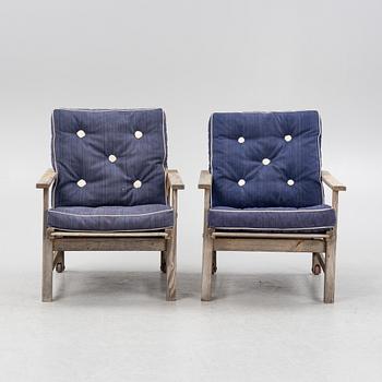 Elsa Stackelberg, trädgårdsmöbel,
5 delar, Fri Form, Edsbruk.