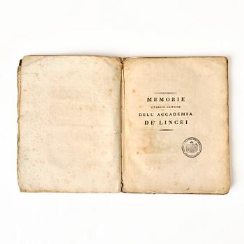 Including letters from Cesi to Galileo.