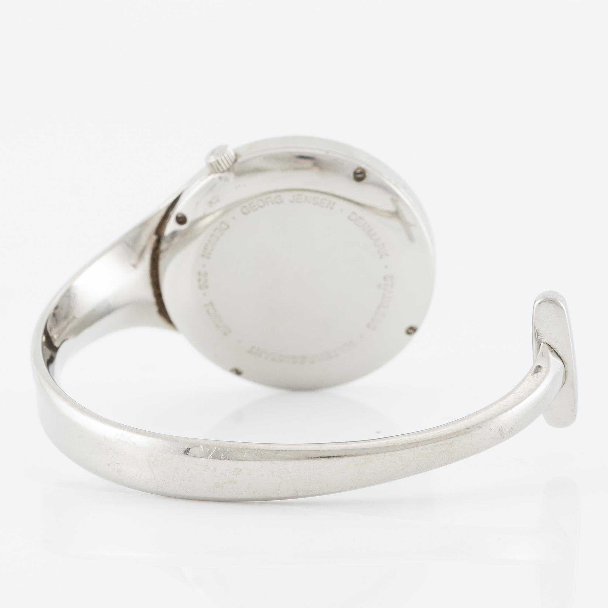 Georg Jensen, Vivianna, design Torun Bülow, armbandsur, 33 mm.