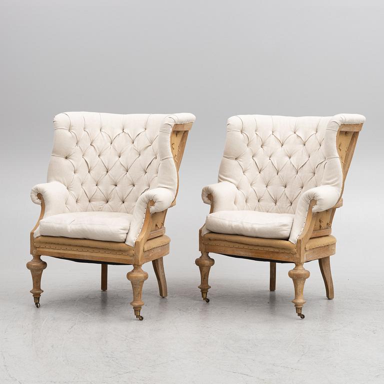 A pair of "Abbey" armchairs from Artwood.