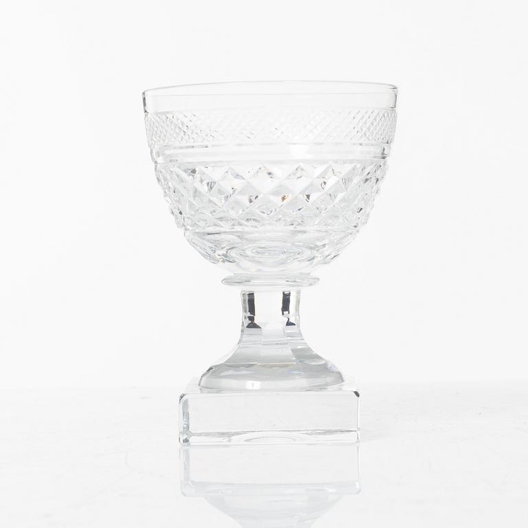 Elis Bergh, glasservis, 107 delar, "Kent", Kosta Boda.