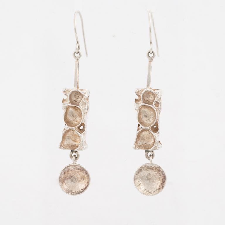 Juhl necklace and earrings sterling  silver.