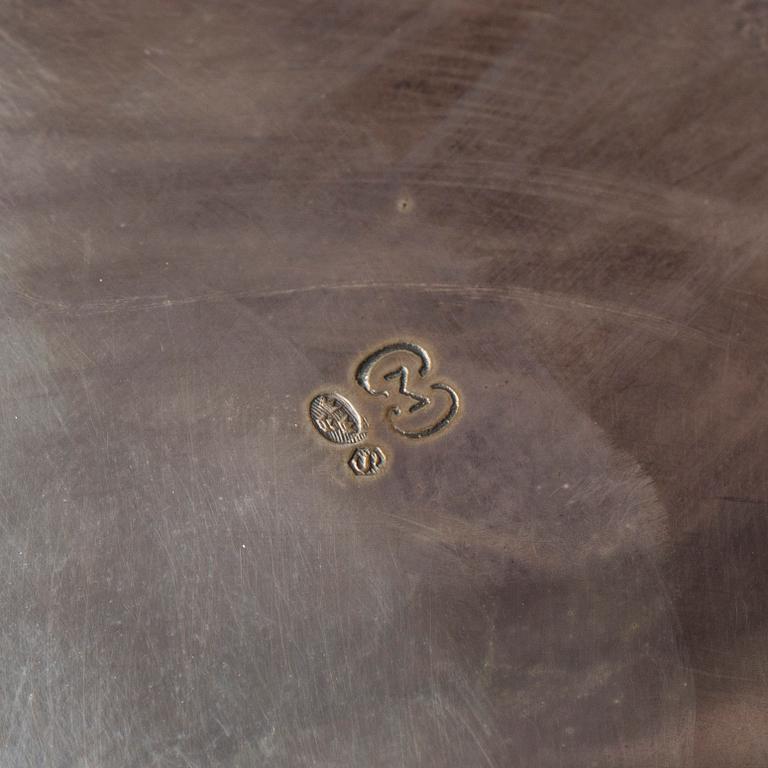 KAFFESERVIS, 2 delar, silver, importstämplar. Vikt ca 996g.