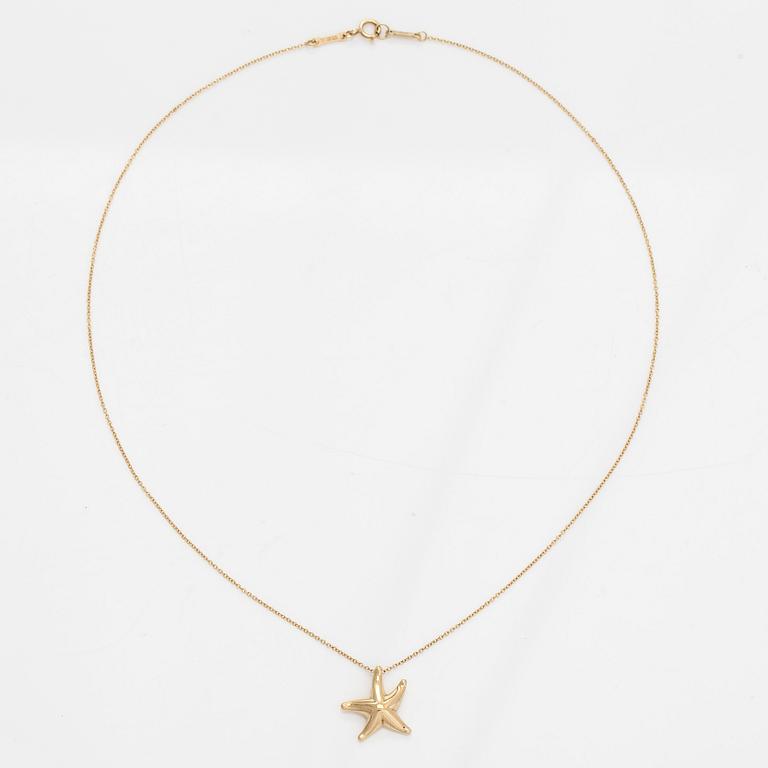 Tiffany, Elsa Peretti, an 18K gold 'Starfish' necklace.