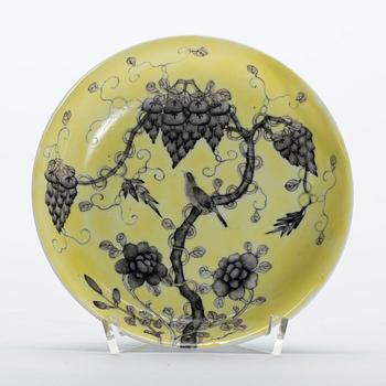 SKÅLFAT, porslin, Kina, Guangxu(1875-1908). Märkt undertill.