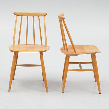 Ilmari Tapiovaara, Six "Fanett" chairs, Edsbyverken.