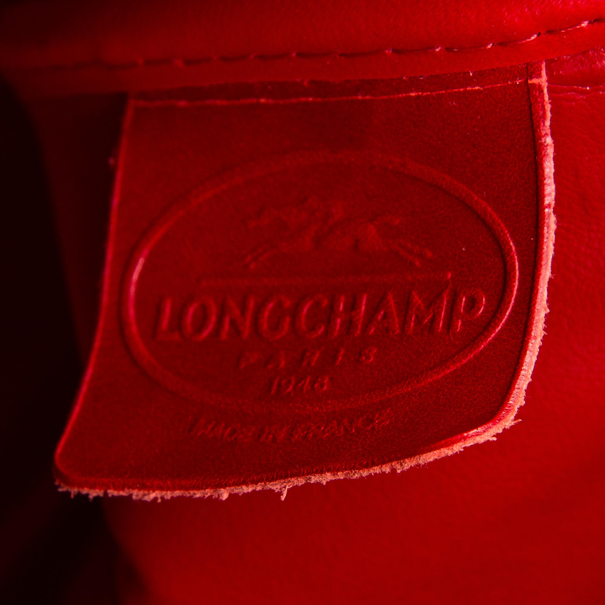 Longchamp, "Roseau" väska samt börs.