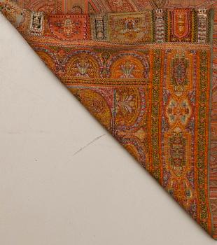 SJAL, PAISLEY. Sekelskiftet 18/1900. Ca 337x156 cm.