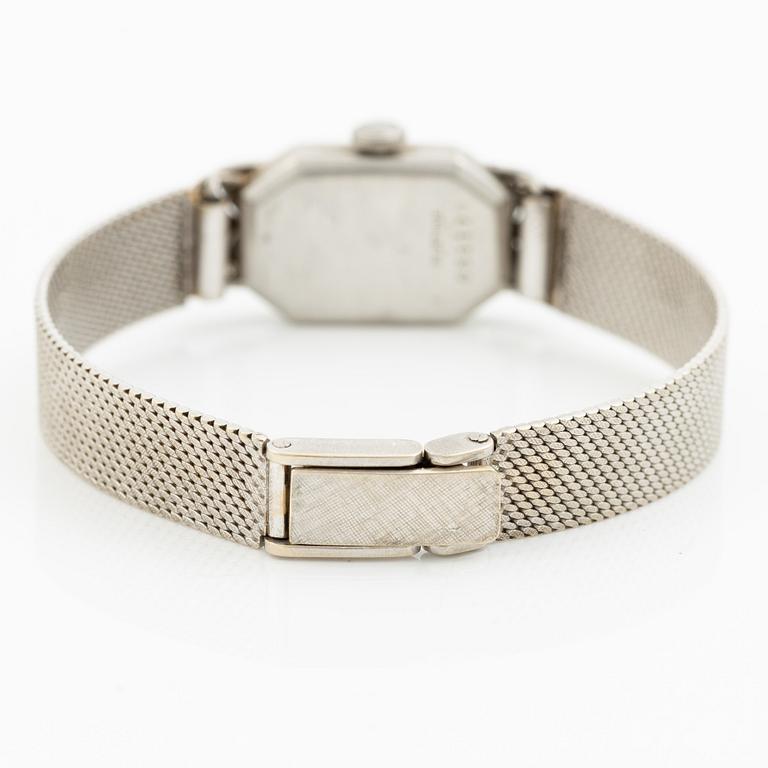 Wristwatch, Platinum/White gold, 14 mm.