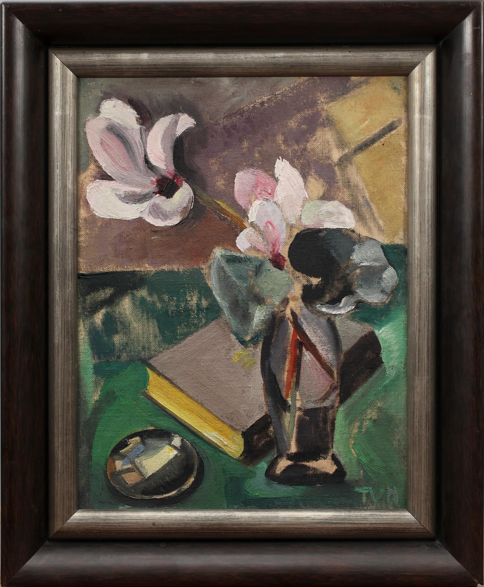 TORA VEGA HOLMSTRÖM, olja på duk uppfodrad på pannå, sign. Dat 1929 a tergo.
