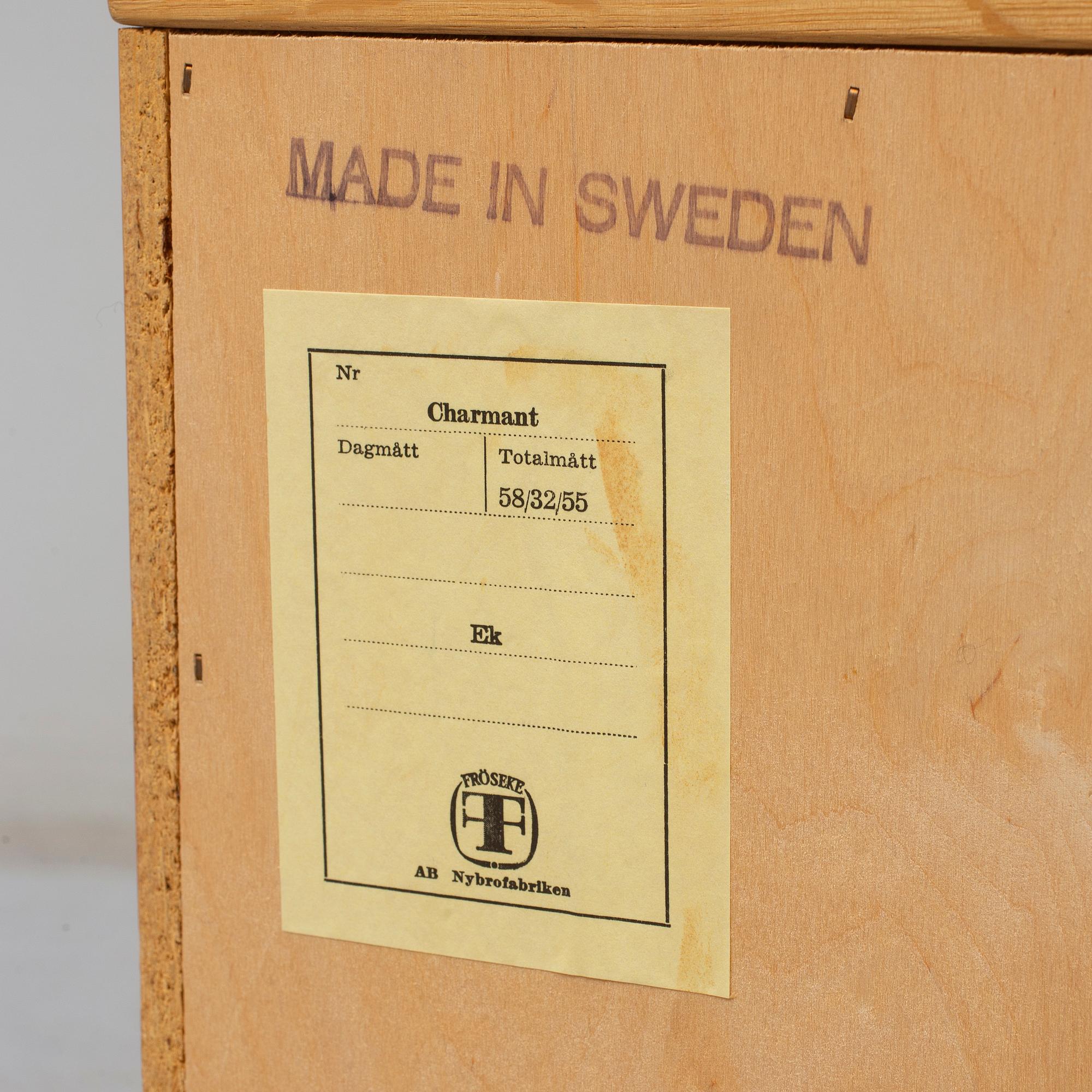 Two 1950/60s bedside tables from Fröseke Nybrofabriken.