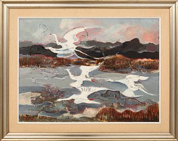 Giampiero Baldin, "Volo di Garzette".