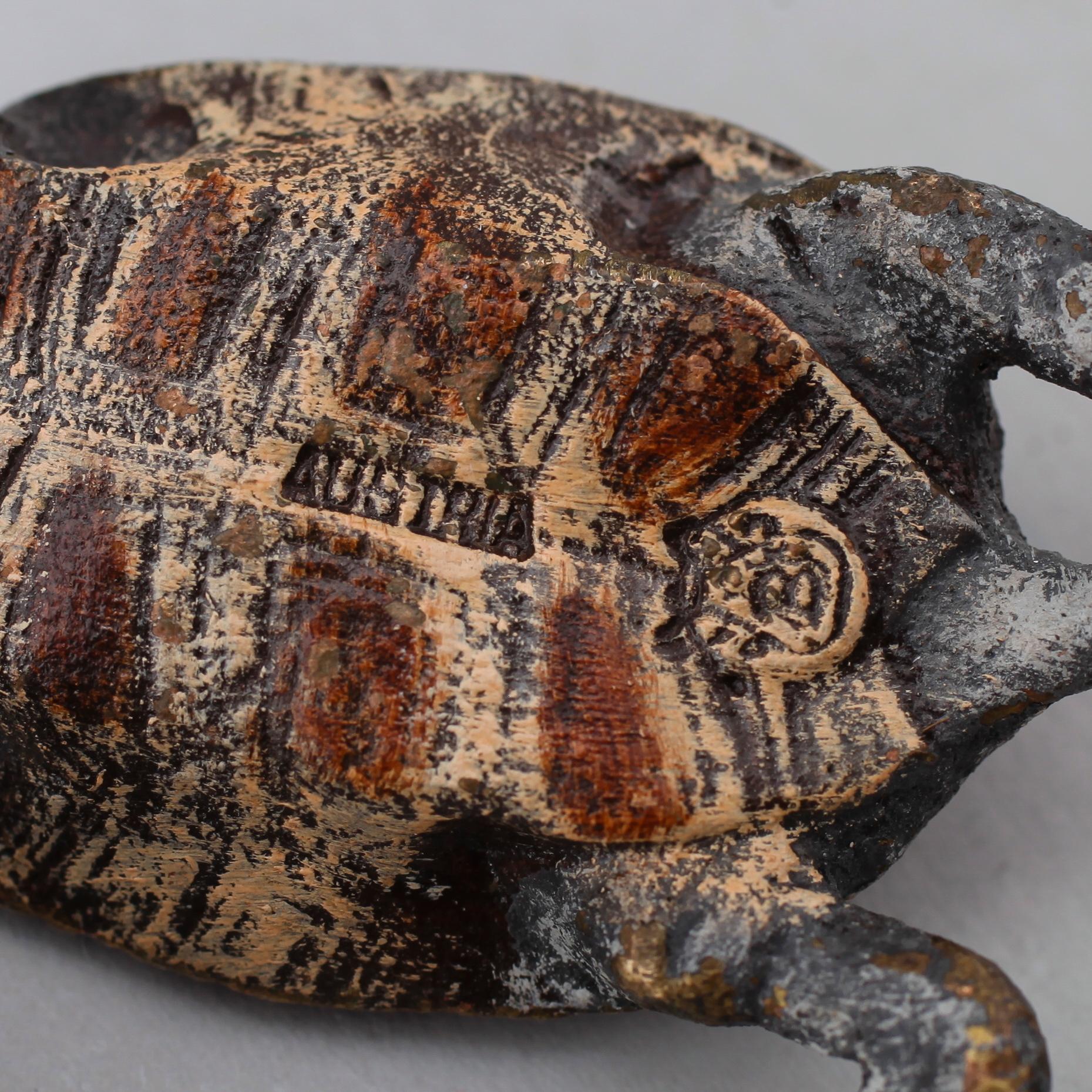 FIGURER, 2 st, wienerbronser, märkta B Austria, 1900-tal.