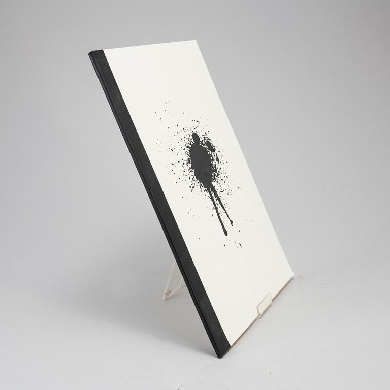 PIERRE OLOFSSON, graphic portfolio with 5 etchings, one of which handcoloured with bodycolour. Edition 78/100.