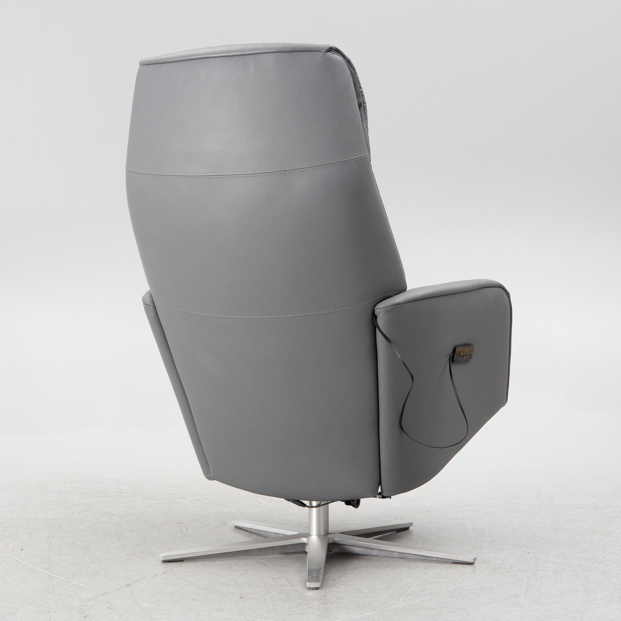 A "Scott Power", recliner chair, Stressless, 21st century.