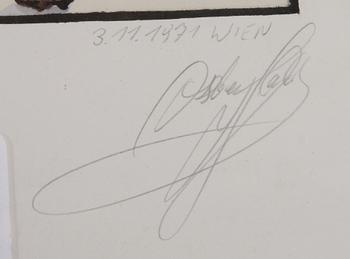 HERBERT OSSBERGER, akvarell, sign o dat 1971.
