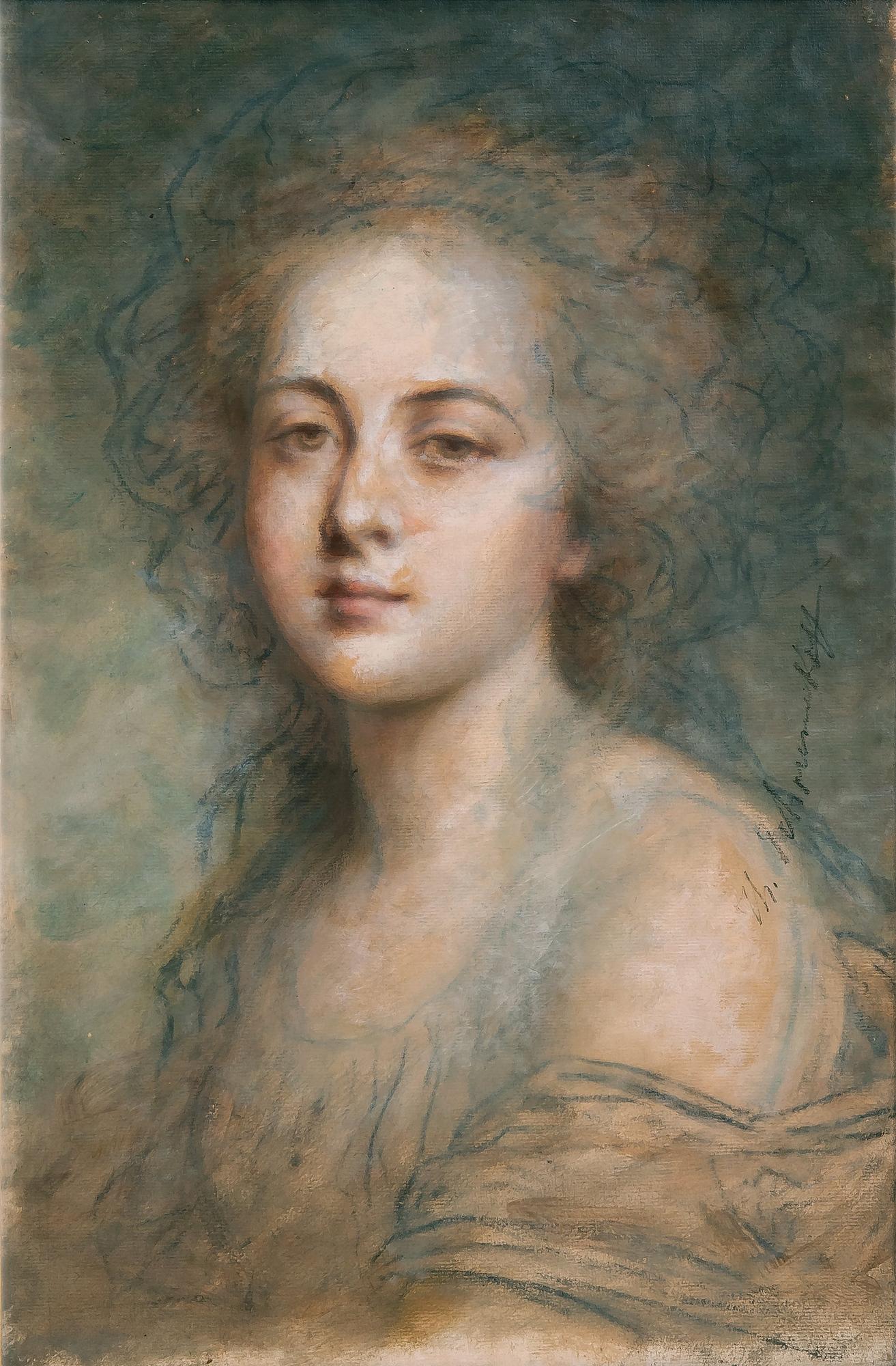 Teodor Tschumakov, PORTRAIT OF A YOUNG LADY.