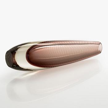 Gunnel Nyman, A glass vase model 'GN 25', signed G. Nyman Nuutajärvi Notsjö.