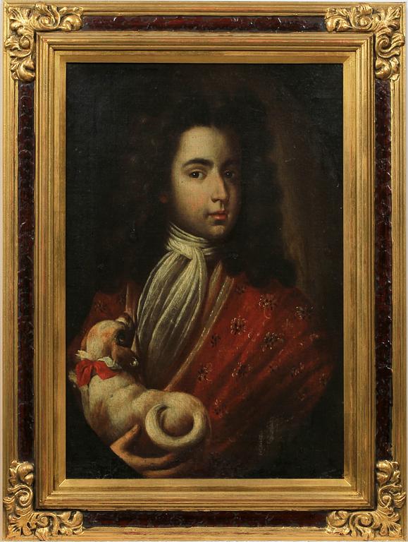 OKÄND KONSTNÄR, olja på duk,  1700-tal.