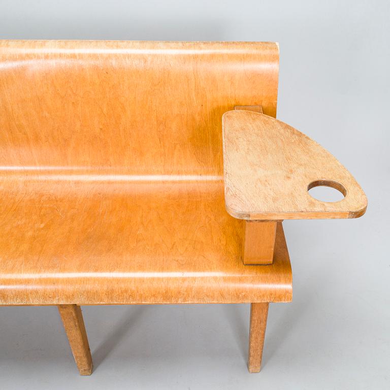 Risto-Veikko Luukkonen, a 1930s sofa/bench manufactured by Vakiopuu.