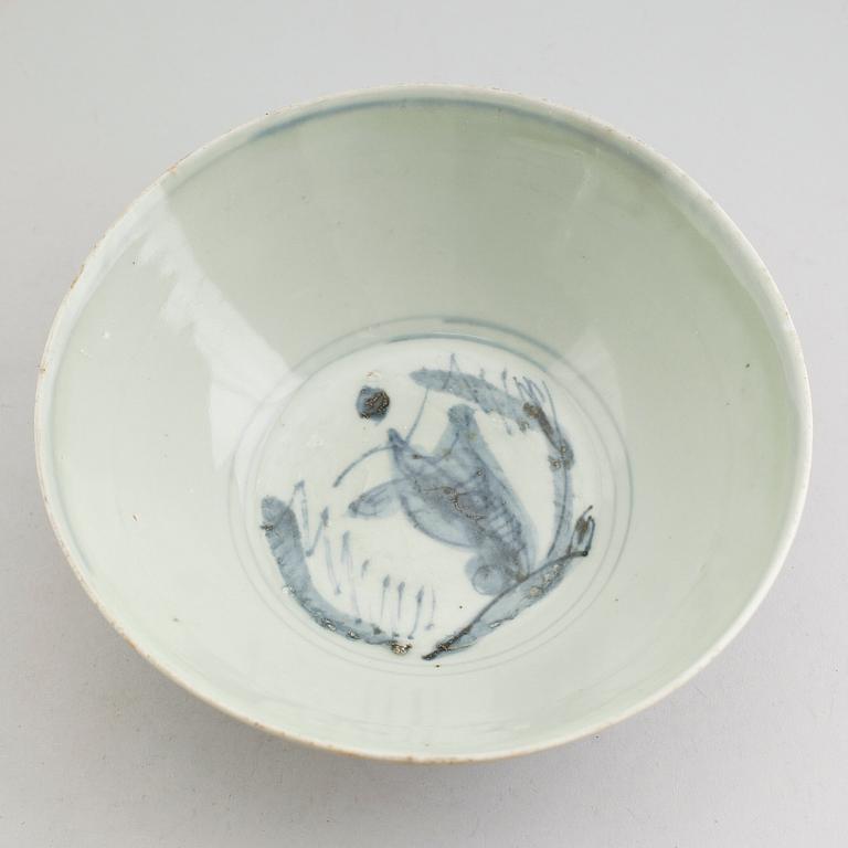 SKÅL, keramik, Kina, sannolikt Ming 1368-1644.