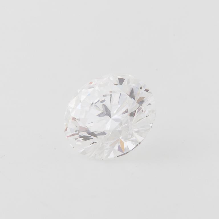 A brilliant cut diamond, ca 1.05 ct.
