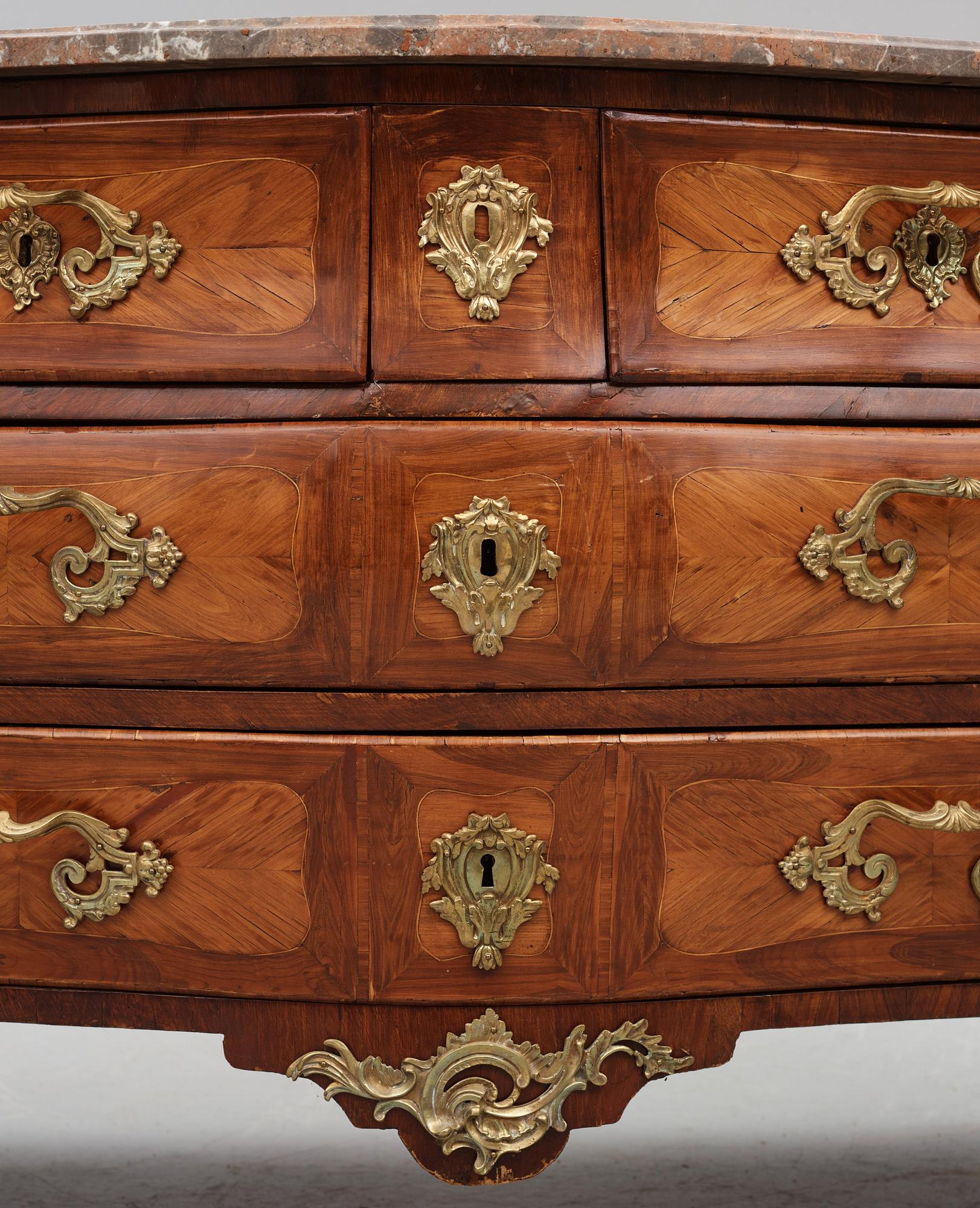 Byrå, Frankrike, 1700-talets mitt, Louis XV.