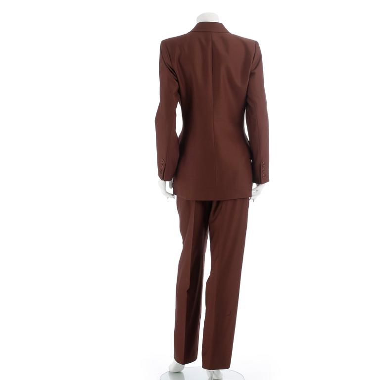 YVES SAINT LAURENT, dräkt bestående av kavaj och byxor, storlek 40.