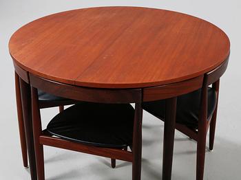 MATGRUPP, 5 delar, Hans Olsen, Frem Röjle, Danmark, 1950/60-tal.