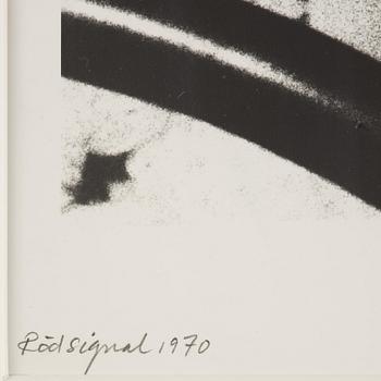 Lennart Olson, "Rött ljus/Red light, Stockholm", 1970.