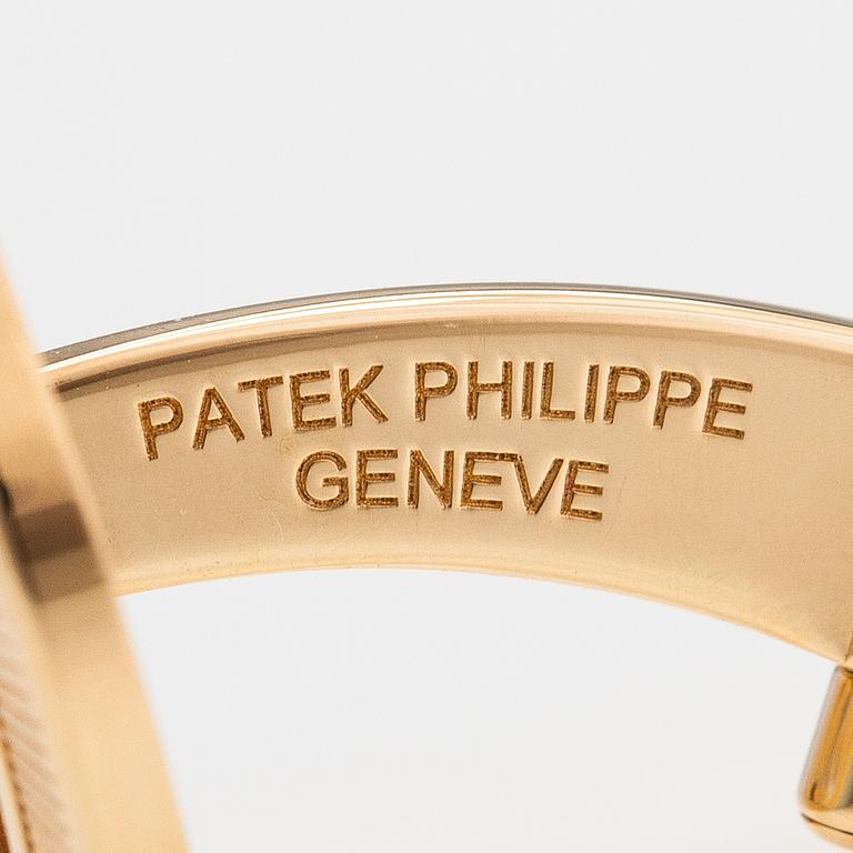 Patek Philippe, Kalvosinnappipari "Calatrava", 18K kultaa. Merkitty Patek Philippe Geneve.