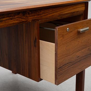 A rosewood writing desk, Averskogs möbelfabrik, Lammhult, 1970's.