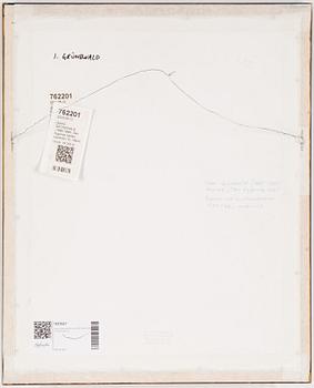 Isaac Grünewald, watercolor, signed.